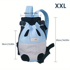 Breathable Pet Carrier Backpack for Small Dogs - Travel Bag