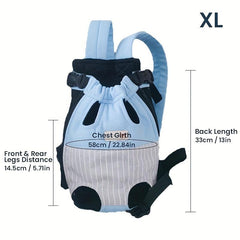 Breathable Pet Carrier Backpack for Small Dogs - Travel Bag