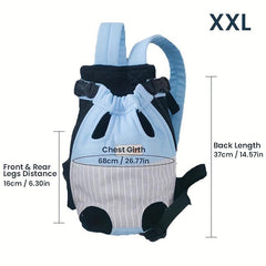 Breathable Pet Carrier Backpack for Small Dogs - Travel Bag