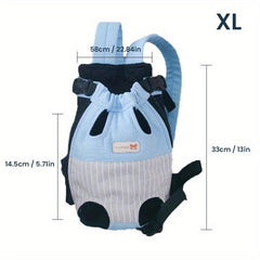 Breathable Pet Carrier Backpack for Small Dogs - Travel Bag