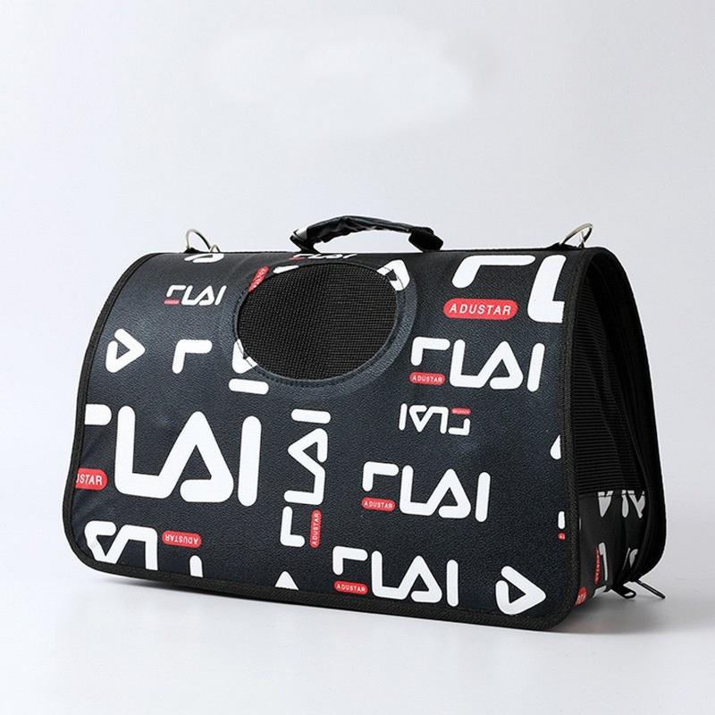 Multicolor Pattern Cat Backpack Oxford Cloth Portable Cat Bag