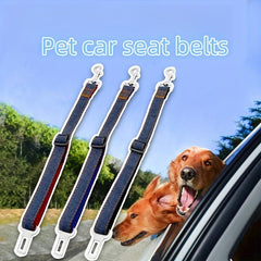 Adjustable Pet Car Leash Dog Car Safety Buckle Leash