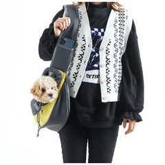Pet Carrier Sling Bag Adjustable Strap Mesh Travel Small Dog