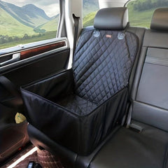 Pet Booster Car Seat for Small and Medium Dogs with Safety Straps