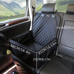Pet Booster Car Seat for Small and Medium Dogs with Safety Straps