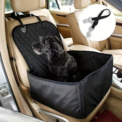 Pet Booster Car Seat for Small and Medium Dogs with Safety Straps