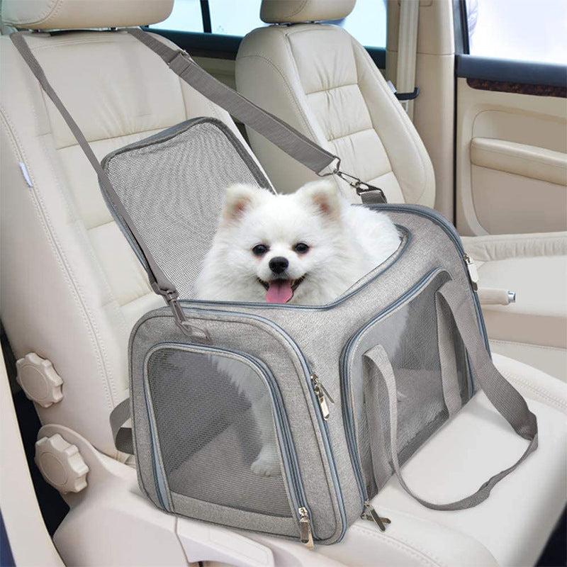 Cat Bag Breathable Pet Carrier Bag Foldable Cat Backpack