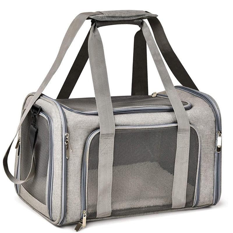 Cat Bag Breathable Pet Carrier Bag Foldable Cat Backpack