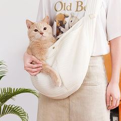 Portable Dog Sling Carrier for Small Cats and Dogs