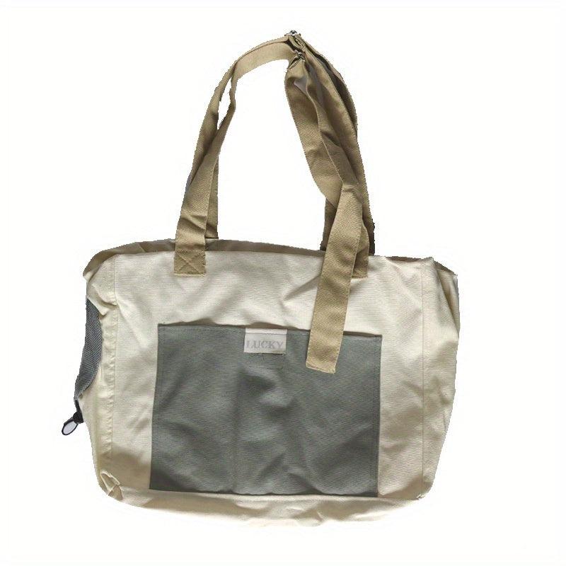 Pet Bag Portable Cat Dog Carrier Bag One Shoulder Canvas Bag