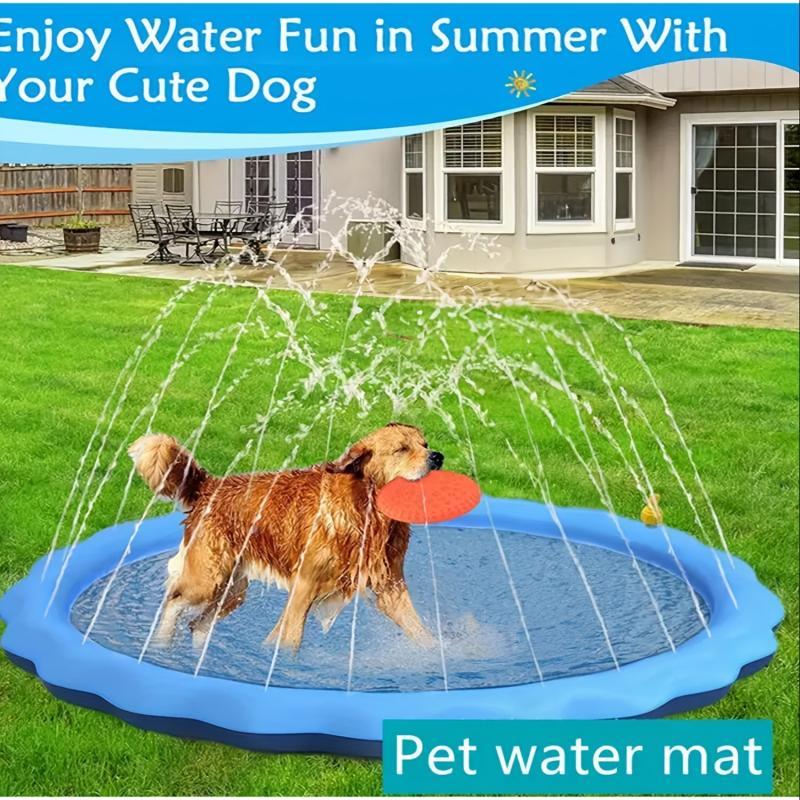 Non Slip Splash Pad For Dogs Backyard Fountain Play Mat