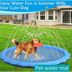 Non Slip Splash Pad For Dogs Backyard Fountain Play Mat