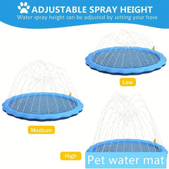 Non Slip Splash Pad For Dogs Backyard Fountain Play Mat