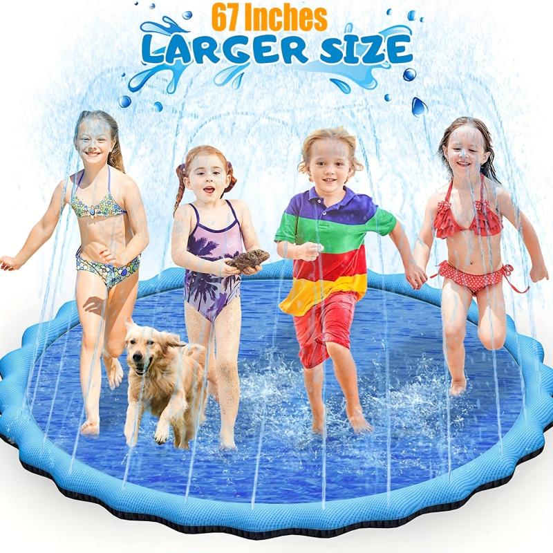 Non Slip Splash Pad For Dogs Backyard Fountain Play Mat