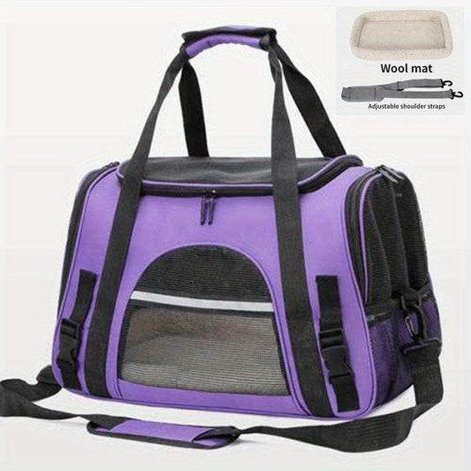 Large Capacity Soft Pet Carriers Portable Breathable Foldable Bag Cat Dog