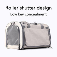 Pet Carrier Bag Cat Travel Bag Transparent Pet Bag Breathable Foldable