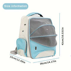 Breathable Pet Backpack Carrier for Cats Travel Hiking Outdoor Adventures