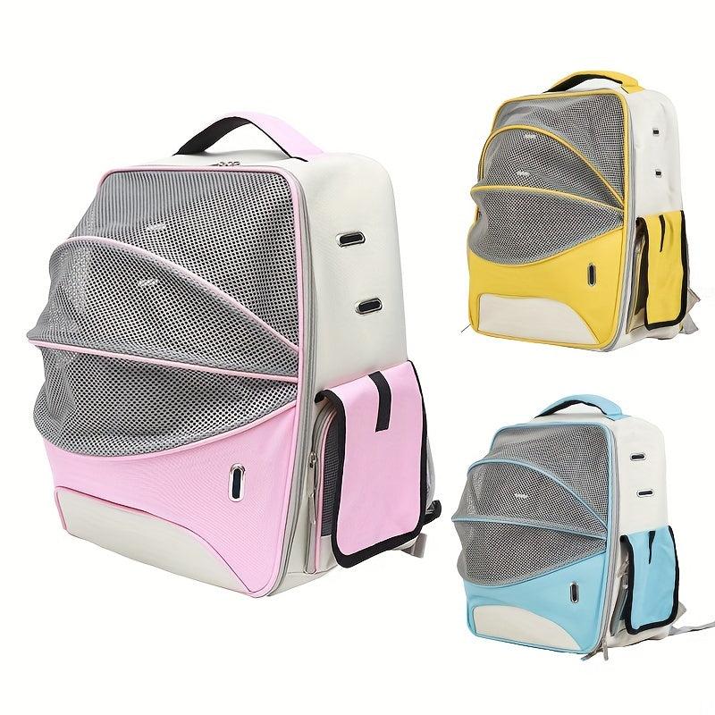 Breathable Pet Backpack Carrier for Cats Travel Hiking Outdoor Adventures