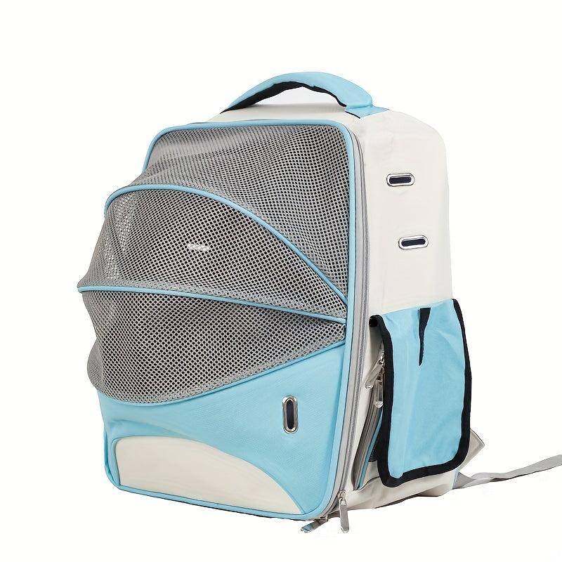 Breathable Pet Backpack Carrier for Cats Travel Hiking Outdoor Adventures