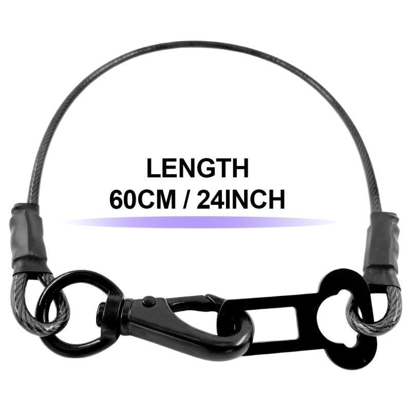Metal Chew Proof Dog Seat Belt for Car Safety