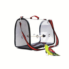 Transparent Cat Shoulder Bird Parrot Carrier Travel Carriers