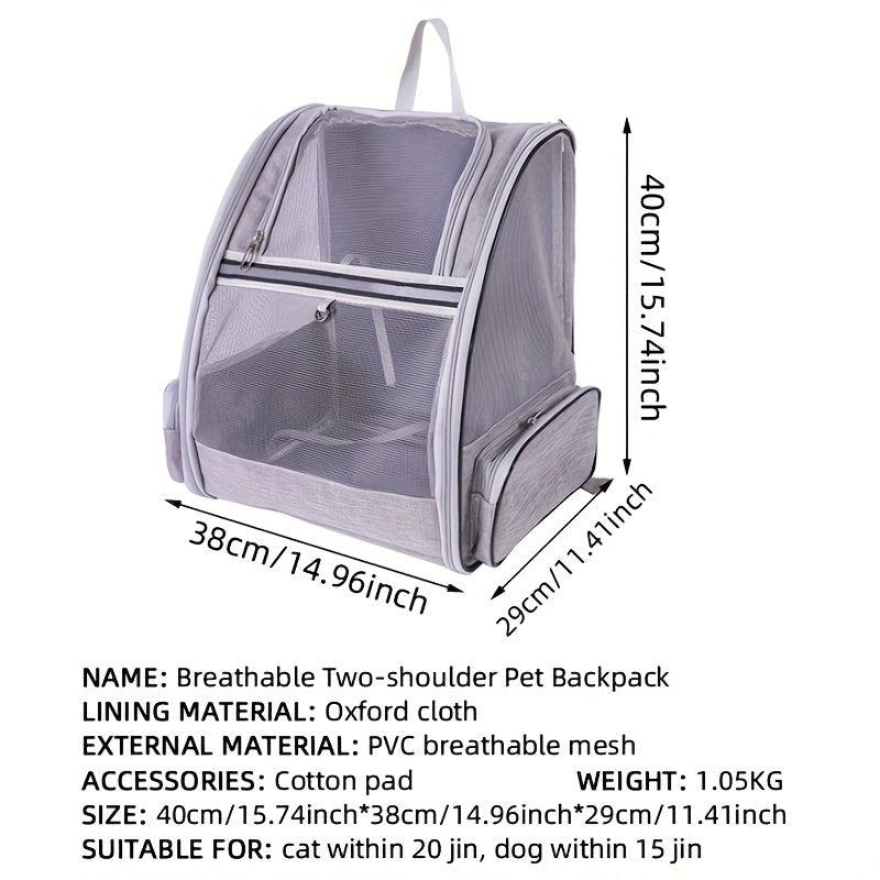 Portable Cat Backpack Carrier for Travel and Outdoor Adventures