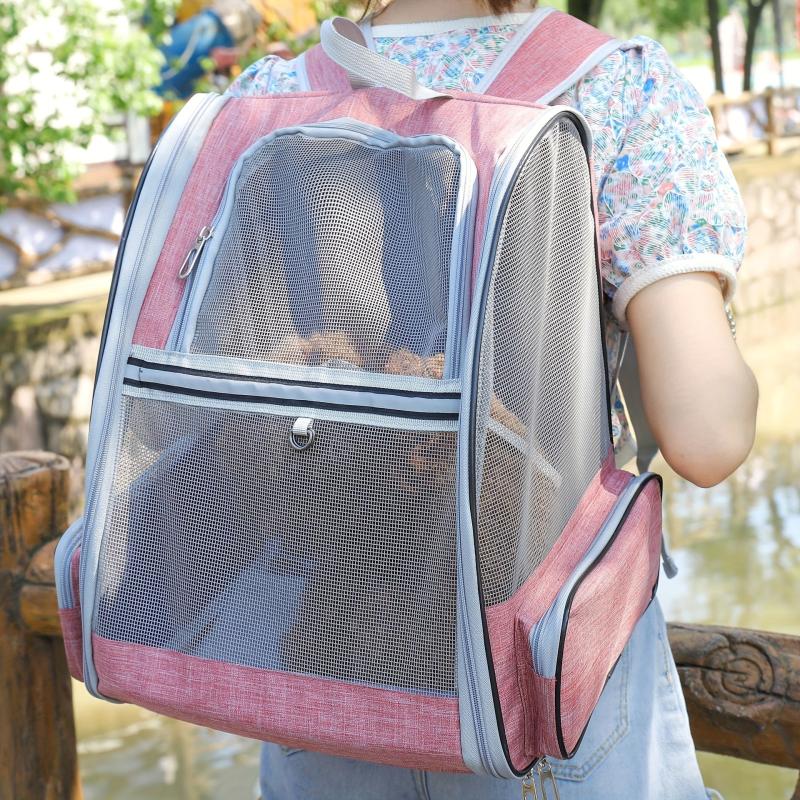 Portable Cat Backpack Carrier for Travel and Outdoor Adventures