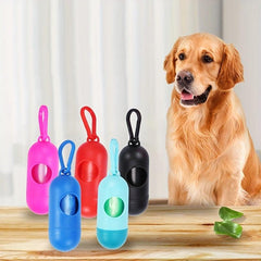 Dog Poop Bags Dispenser Portable Walking Waste Box