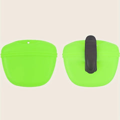 Portable Dog Treat Pouch with Waist Clip - Random Color
