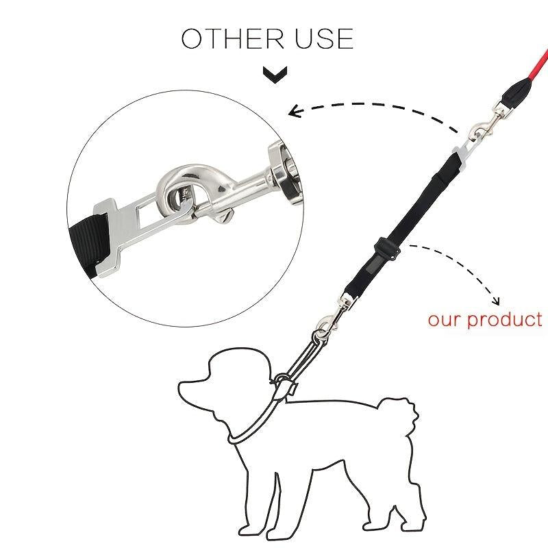 Retractable Pet Seat Belt for Car Rear Seat Safety