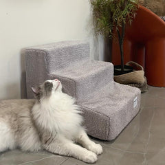 3 Step Pet Stairs for Bed & Couch - Easy Climbing Aid
