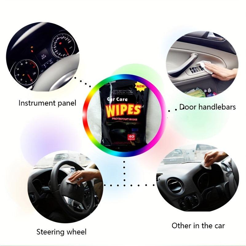 Car Cleaning Wipes Portable Solution for Cars Trucks and Pet Travel