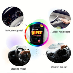 Car Cleaning Wipes Portable Solution for Cars Trucks and Pet Travel