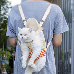 Breathable Lightweight Cat Chest Bag Going Out Travel Shoulder Cat Bag