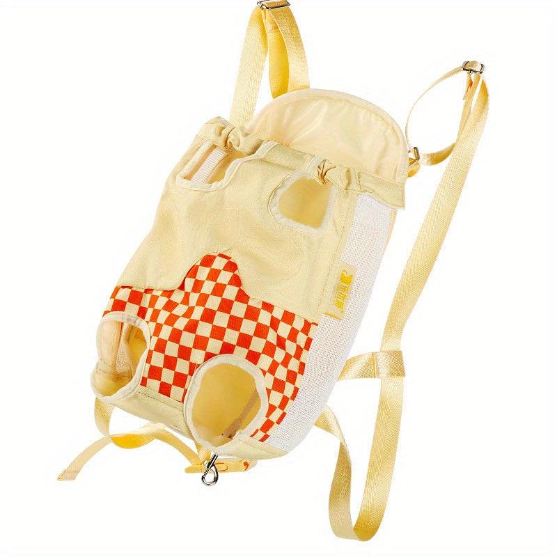 Breathable Lightweight Cat Chest Bag Going Out Travel Shoulder Cat Bag