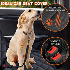 Waterproof Dog Seat Cover Hammock for Cars