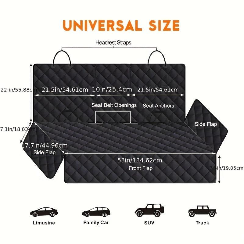 Waterproof Dog Seat Cover Hammock for Cars
