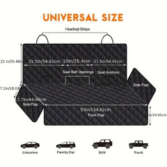 Waterproof Dog Seat Cover Hammock for Cars