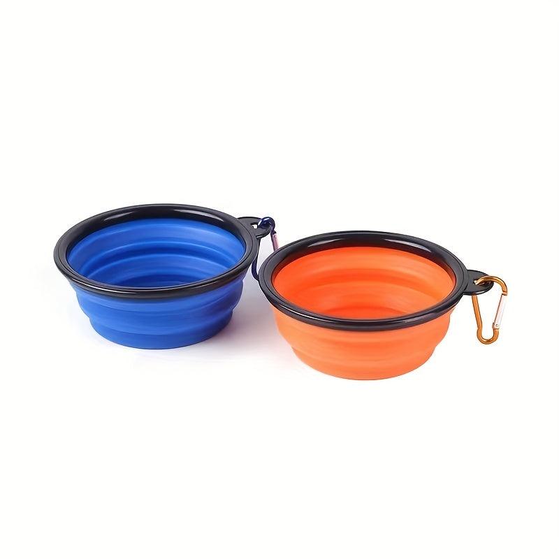 6pcs Pet Travel Bag with Snack Compartment & Training Feeder