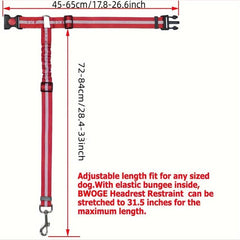 Retractable Dog Car Seat Belt Adjustable Pet Seat Belt