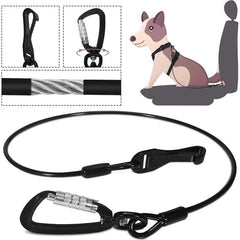 Chew-Proof Steel Dog Safety Belt For Car
