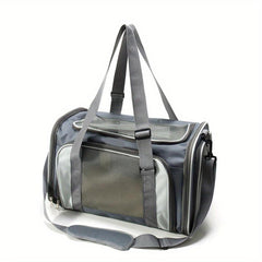 Collapsible Pet Carrier with Escape Proof Zipper for Small Pets
