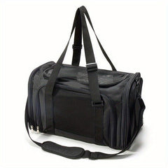 Collapsible Pet Carrier with Escape Proof Zipper for Small Pets