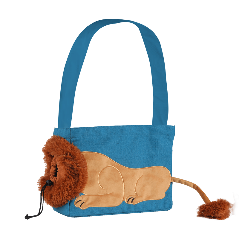 Pet Backpack Carry Bag for Dog or Cat with Padded Strap & Front Pouch