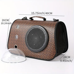Cat Dog Portable Backpack Pet Carrier Bag Foldable Breathable Backpack
