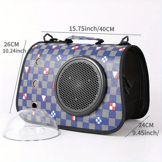 Cat Dog Portable Backpack Pet Carrier Bag Foldable Breathable Backpack
