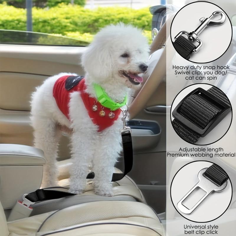 Pet Car Seat Belt Safety Leash Adjustable Dog Seat Belt For All Cars