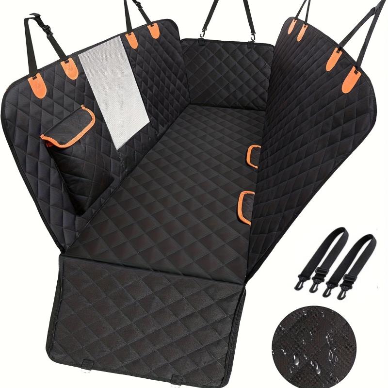 Waterproof Dog Car Seat Cover with Storage Pockets