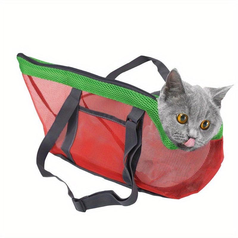 Breathable Pet Handbag for Outdoor Travel, Washable Cat and Dog Carrier Bag