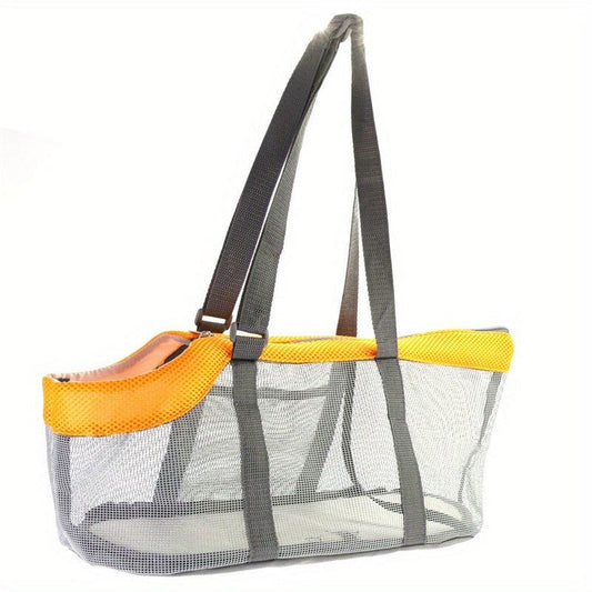 Breathable Pet Handbag for Outdoor Travel, Washable Cat and Dog Carrier Bag